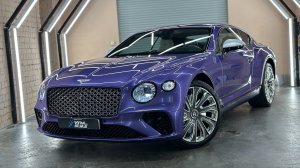 Bentley Continental GT - оклейка кузова цветной полиуретановой пленкой, антихром, обработка кожи