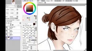 Speed Art Ellie The last of us 2 - Paint tool sai