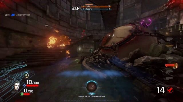 Quake Champions Slash - triple kill e quad damage смотреть онлайн