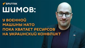 Шимов: у военной машины НАТО пока хватает ресурсов на украинский конфликт