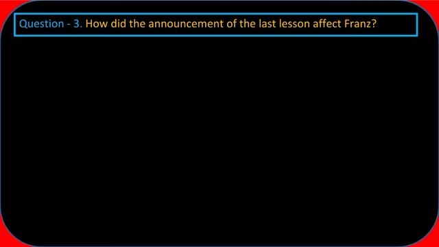 "The Last Lesson" Long Answer Type Questions,Class-12th,UP Board,Chapter-1, Flamingo (Prose)
