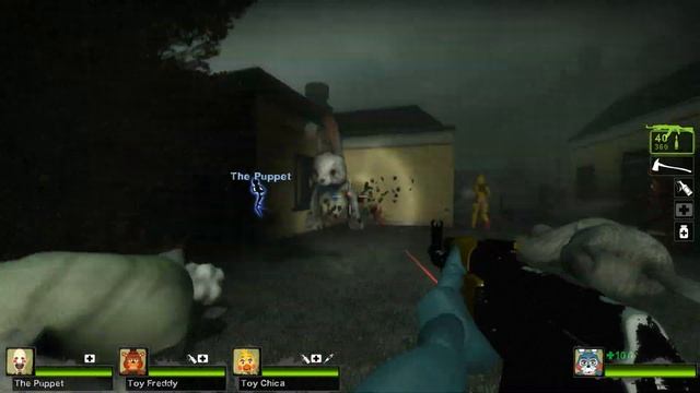 Toy Bonnie Vs Easter Bunny - Epic Battle - Left 4 dead 2 Gameplay (Left 4 Dead 2 FNAF Custom  Mod)
