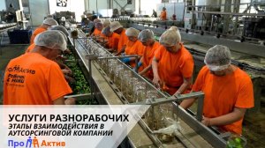 Услуги разнорабочих. Этапы взаимодействия