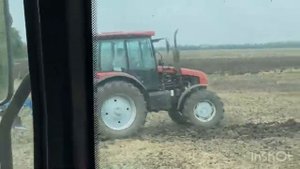 МТЗ 1222 пахота