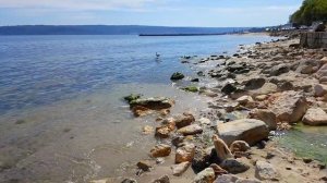 ВАРНА. ГОРЯЧИЙ МИНЕРАЛЬНЫЙ ИСТОЧНИК на пляже. Скрипач.