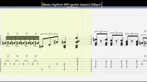 Blues Rhythms in E(tab,backing track)