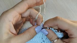 Футболка. Поднимаем петли подреза