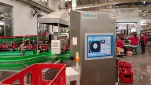 Инспектор уровня налива - стеклянная бутылка