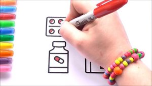 Набор Доктора Раскраска Рисуем Раскраски // Set Doctor Coloring Book Draw Coloring