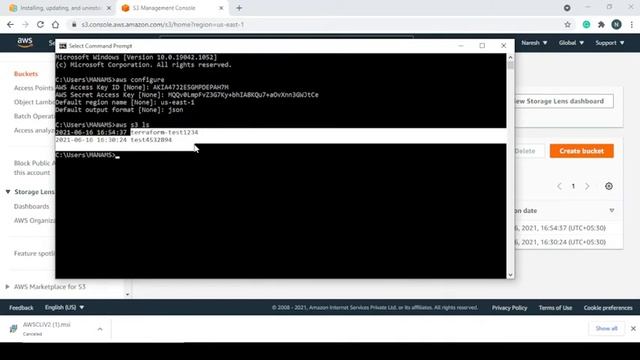 AWS CLI Version2 Installation on Windows and Linux