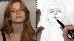 УРОКИ РИСОВАНИЯ!КАК НАРИСОВАТЬ ПОРТРЕТ ПО ФОТОГРАФИИ