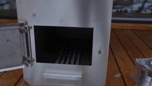 Печь для купели из нержавейки от МАТЕА. Видео обзор от Владимира Ефремова