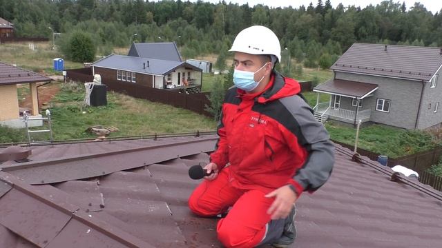 Технически надзор кровли дома на Выставке OPEN VILLAGE