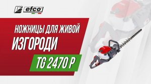 Бензиновые ножницы Efco TG 2470 P – обзор, характеристики, применение