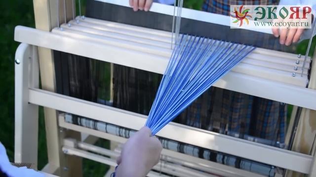 МАСТЕР-КЛАСС: Ткачество на ручном ткацком станке ОПТИМА-КЛАССИК (4-ех ремизном) /ЭКОЯР/ смотреть онлайн