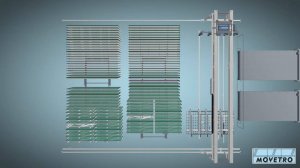 Автоматический склад стекла Movetro с загрузчиком для листов стекла CAM на козловом кране