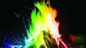делаю разноцветный огонь