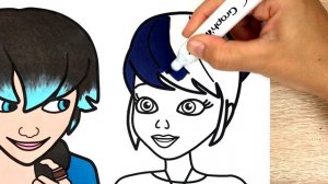 Miraculous Ladybug | Marinette and Luka 😍 | love story Coloring Book