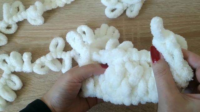 МК "Базовый курс вязания 4 видов петель" из пряжи Alize Puffy