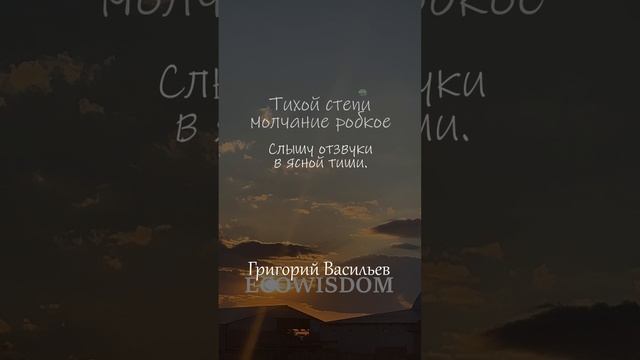 Невероятный стих школьника Григория Васильева о России #патриотизм #поэзия #ecowisdom