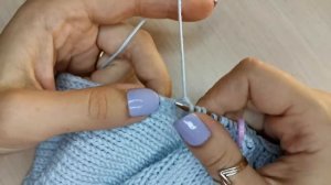 Футболка. Набор петель на рукав