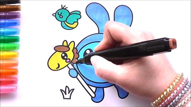 Барашек Малышарики Мультик Раскраска для Малышей Рисуем Раскраски смотреть онлайн