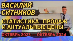 10. Василий Ситников. Статистика продаж и актуальные цены (октябрь 2023 — октябрь 2024)