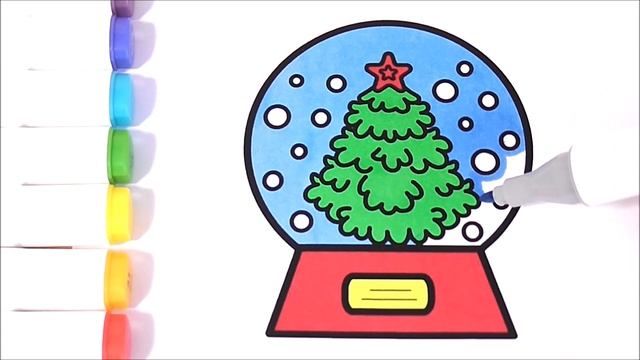 Новый Год Подарок Новогодний Подарок Раскраска Рисуем Раскраски Рождество смотреть онлайн