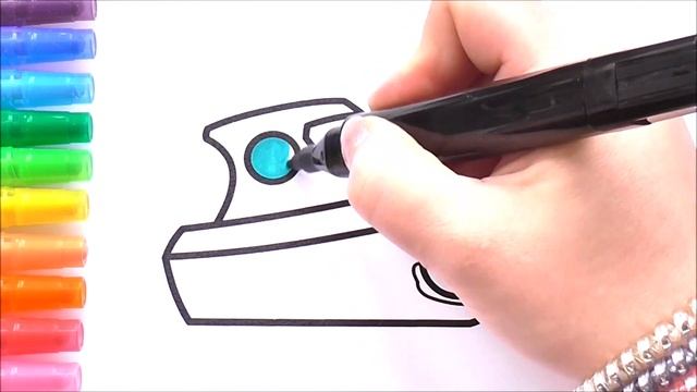 Корабль Раскраска Рисуем Раскраски // Ship Coloring Book Draw Coloring смотреть онлайн