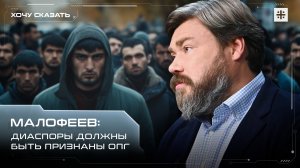 Малофеев: Диаспоры должны быть признаны ОПГ