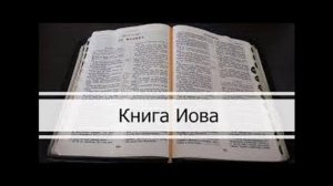 Библия книга Иова
