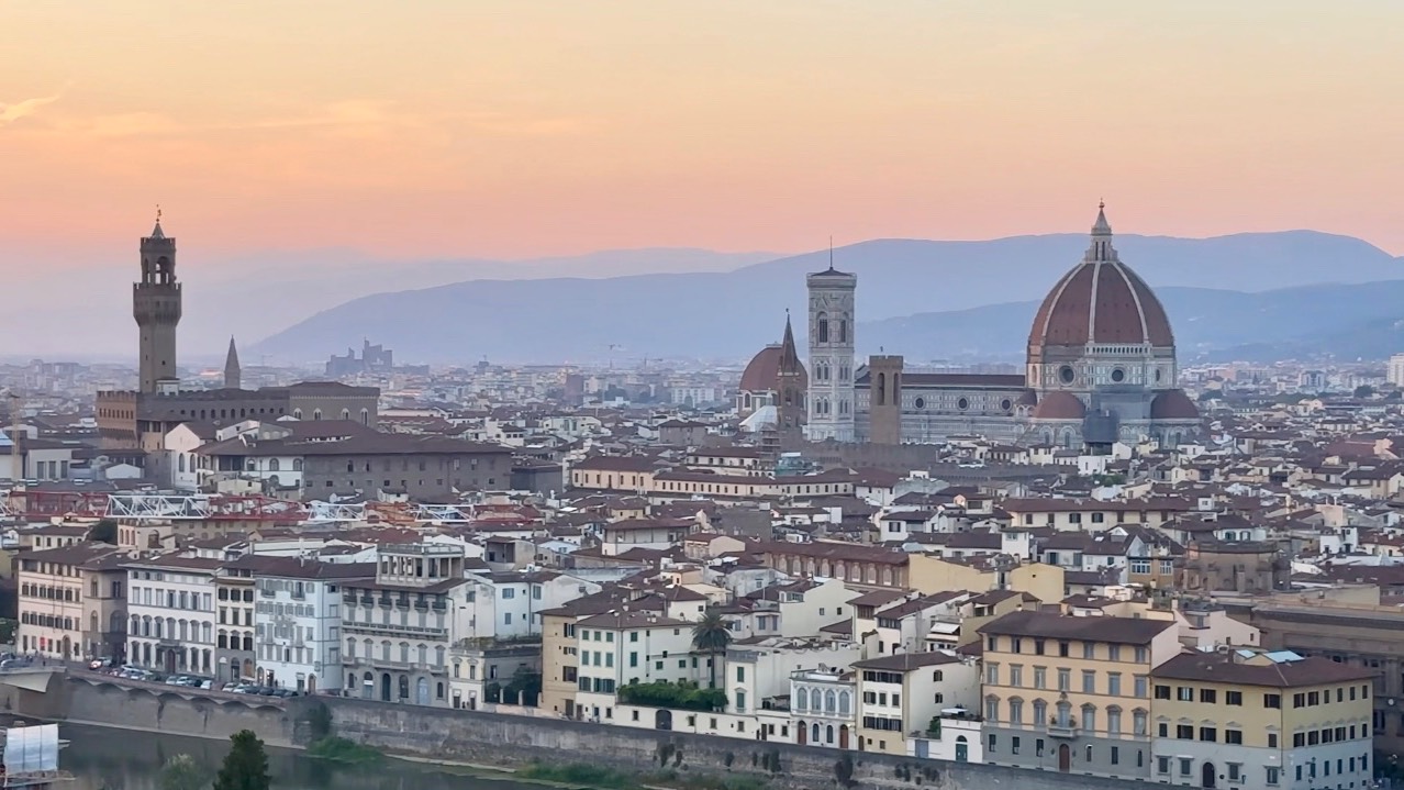 Италия🇮🇹[4К] Флоренция-Тоскана, красивый город, пешие прогулки по городу.