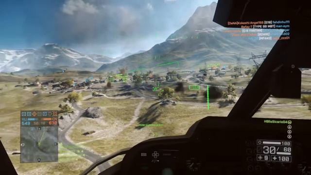 Stolen chopper prowling for prey while Enemy AA Defence being annoying [CONQUEST] - Battlefield 4 смотреть онлайн