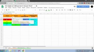 06-Google таблицы. Что такое функция IF (Если). Урок 6.