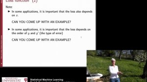Statistical Machine Learning Part 3 - Formal setup, risk, consistency