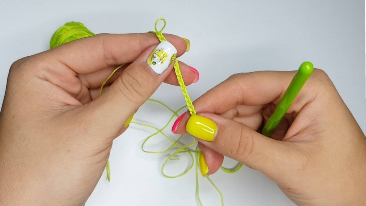 Вяжите так и цепочка воздушных петель будет идеальной