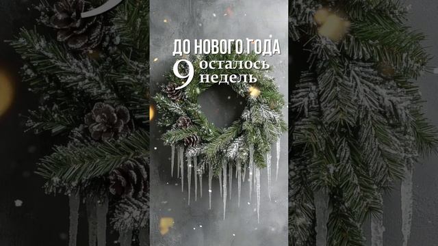 до Нового года осталась 9 недель