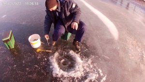 Зимняя рыбалка в Астрахани