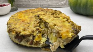 КИШ ИЗ КУРИЦЫ И ГРИБОВ