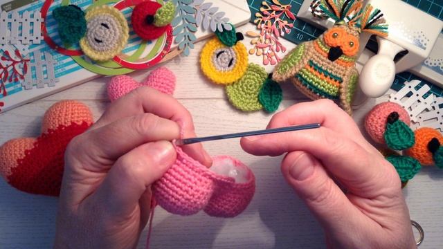 СЕРДЕЧКО вяжем крючком смотреть онлайн