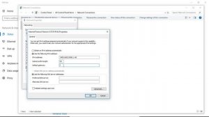 how to configure ipv6 address on windows 10