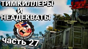 Тимкиллеры и НЕАДЕКВАТЫ в War Thunder - Часть 27