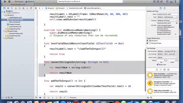 iOS Swift unittesting logic unit testing | Nimap Infotech - Tutorial 119