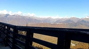 Лето-зима . Путешествие по канатной дороге .mp4