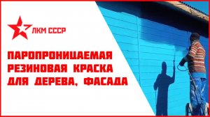 Резиновая краска для дерева