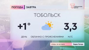 Прогноз погоды на 30 октября