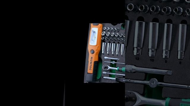 Набор торцевых головок с аксессуарами GARWIN PRO 646015, 134 предмета, в ложементе EVA #shorts