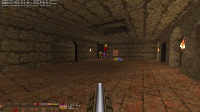Quake Deathmatch - Omicron Bot - Place of Two Deaths (dm1) смотреть онлайн
