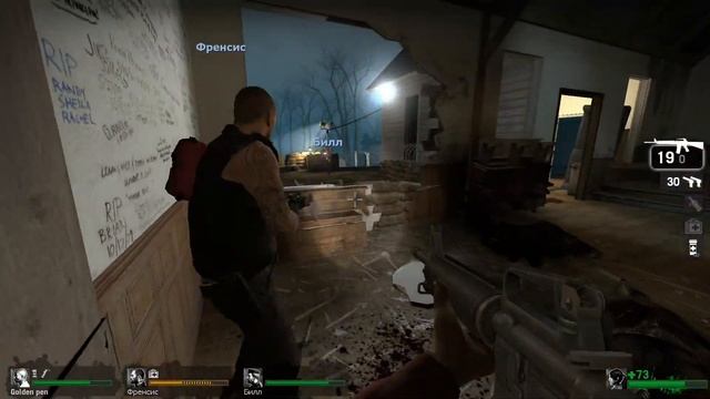 Прохождение Left 4 Dead кооператив "Похоронный звон часть 3" смотреть онлайн