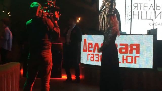 Победа Алёны Стихарёвой в номинции "Культура" Ежегодная премия  "Деловая газета -ЮГ"